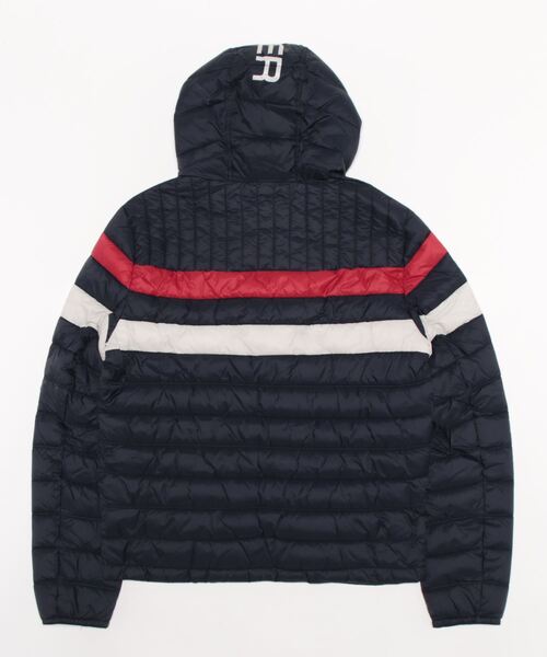 TOMMY HILFIGER（トミーヒルフィガー）の「トミーヒルフィガー ナイロン パッファーフード ジャケット（ダウンジャケット/コート・メンズ・ホワイト/ブルー系その他/ネイビー/ブラック/オリーブ・XL/L/M/S/XXL）」の14枚目の写真