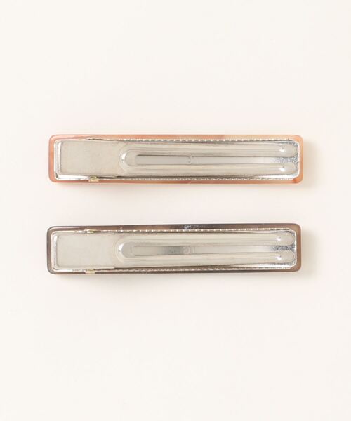 ammy.(エイミードット)の「【 ammy. / エイミードット 】 マーブル デザイン ヘアクリップ / 2点セット(ヘアピン・レディース・ブラウン/グリーン・FREE)」の3枚目の写真