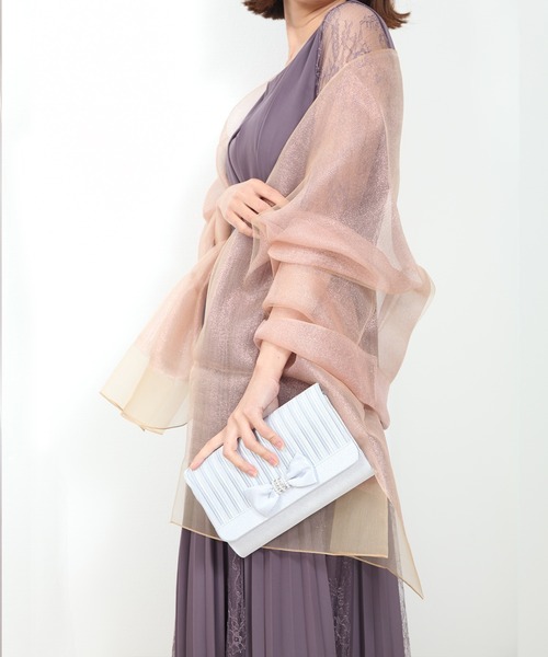 DRESS PLUS(ドレスプラス)の「バッグ クラッチバッグ パーティーバッグ 結婚式 2way(クラッチバッグ・レディース・ベージュ/ピンクベージュ/ネイビー/ブラック/シルバー・フリー)」の17枚目の写真