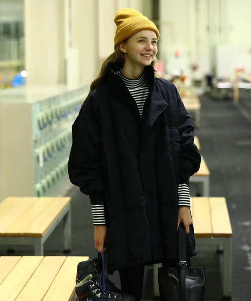 niko and...(ニコアンド)の「ウォームジンジャーハイネックプルオーバー(Tシャツ/カットソー・レディース・ブラック/オフホワイト/ピンク/グリーン/ホワイト・MEDIUM/LARGE)」の2枚目の写真