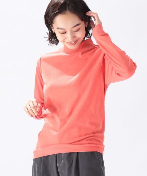 niko and...(ニコアンド)の「ウォームジンジャーハイネックプルオーバー(Tシャツ/カットソー・レディース・ブラック/オフホワイト/ピンク/グリーン/ホワイト・MEDIUM/LARGE)」の5枚目の写真