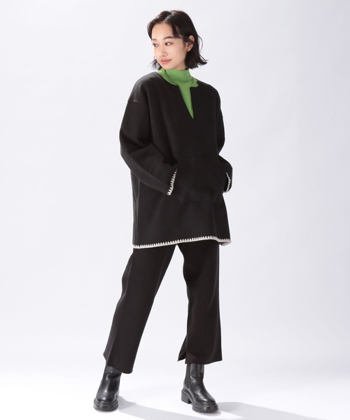 niko and...(ニコアンド)の「ウォームジンジャーハイネックプルオーバー(Tシャツ/カットソー・レディース・ブラック/オフホワイト/ピンク/グリーン/ホワイト・MEDIUM/LARGE)」の11枚目の写真