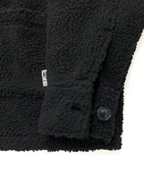 ADMIX/ATELIER SAB MEN（アドミックスアトリエサブメン）の「【no sweat.×ADMIX】コラボ もこもこ ボアフリース / CPO オーバーサイズ カバーオールジャケット（カバーオール・メンズ・ブラック/カーキ/モカ・48/50）」の19枚目の写真