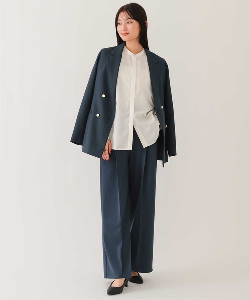 セール】テーラードダブルブレストジャケット（テーラードジャケット