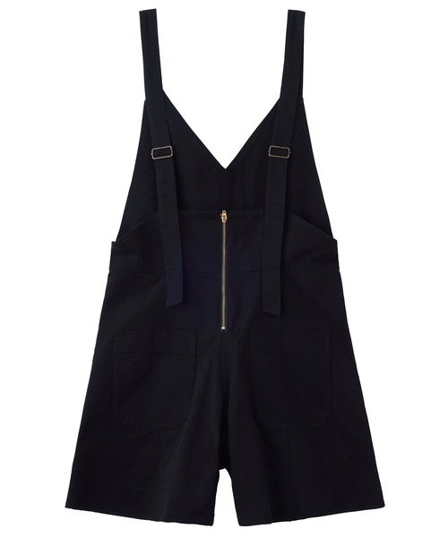 MILKFED.(ミルクフェド)の「MINI SALOPETTE(サロペット/オーバーオール・レディース・ベージュ/ブラック/ブルー・ONE SIZE)」の5枚目の写真