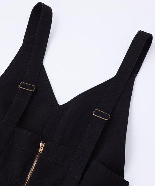 MILKFED.(ミルクフェド)の「MINI SALOPETTE(サロペット/オーバーオール・レディース・ベージュ/ブラック/ブルー・ONE SIZE)」の12枚目の写真