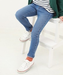 楽デニム スキニーパンツ