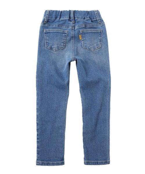 devirock（デビロック）の「楽デニム スキニーパンツ（デニムパンツ・キッズ・ワンウォッシュ/サックスブルー/ブルー系その他/ネイビー・110cm/120cm/130cm/140cm/150cm/160cm/100cm）」の6枚目の写真