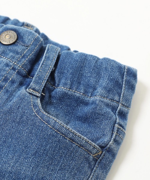 devirock（デビロック）の「楽デニム スキニーパンツ（デニムパンツ・キッズ・ワンウォッシュ/サックスブルー/ブルー系その他/ネイビー・110cm/120cm/130cm/140cm/150cm/160cm/100cm）」の9枚目の写真