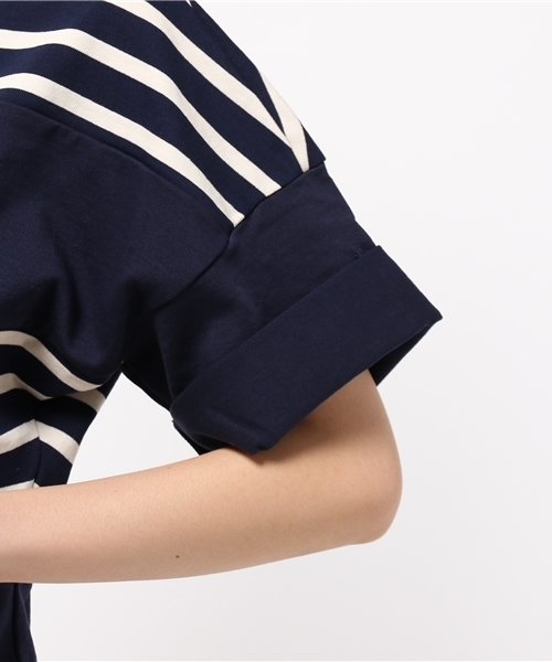 EDIT. FOR LULU(エディットフォールル)の「◆TOKYO DRESS ボーダートップス(Tシャツ/カットソー・レディース・ネイビー・FREE)」の7枚目の写真