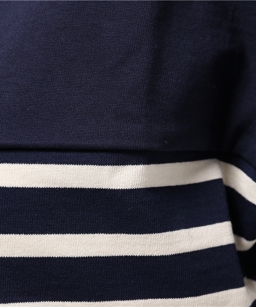 EDIT. FOR LULU(エディットフォールル)の「◆TOKYO DRESS ボーダートップス(Tシャツ/カットソー・レディース・ネイビー・FREE)」の9枚目の写真
