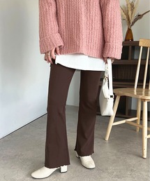 リブカットパンツ【ZOZOTOWN限定アイテム】