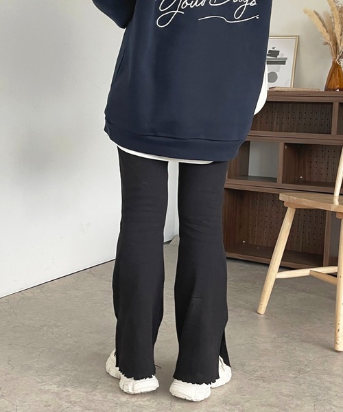 apres jour(アプレジュール)の「リブカットパンツ【ZOZOTOWN限定アイテム】(その他パンツ・レディース・アイボリー/ブラック/オレンジ系その他/ダークブラウン・MEDIUM/SMALL/X-LARGE)」の9枚目の写真