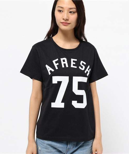 WEGO（ウィゴー）の「WEGO/ナンバリングTシャツ(S)（Tシャツ/カットソー・レディース・ブラック/オフホワイト・FREE）」の9枚目の写真