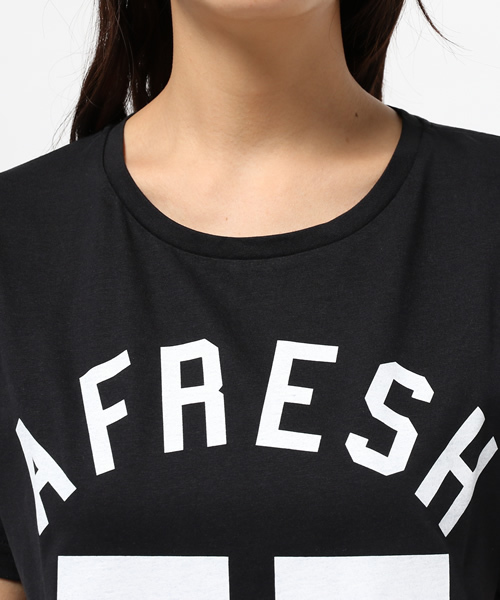 WEGO（ウィゴー）の「WEGO/ナンバリングTシャツ(S)（Tシャツ/カットソー・レディース・ブラック/オフホワイト・FREE）」の4枚目の写真