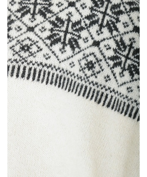 Samansa Mos2(サマンサ モスモス)の「雪柄ジャカード前後2WAYニット(カーディガン/ボレロ・レディース・キナリ/ミント/ベージュ/モカ/チャコール/ブルー・フリ-)」の20枚目の写真