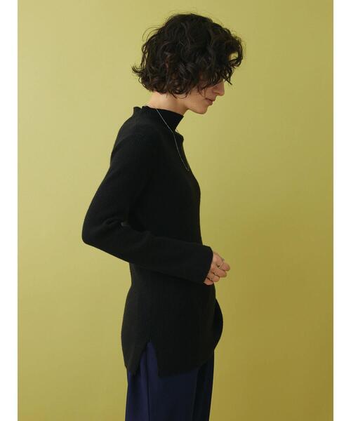 CRAFT STANDARD BOUTIQUE（クラフトスタンダードブティック）の「ハイネックリブニット（ニット/セーター・レディース・ブラック/グリーン/アイボリー/オレンジ・M/L）」の20枚目の写真