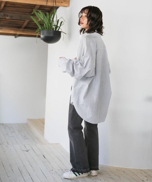 RAGEBLUE（レイジブルー）の「カットオフデニムフレアパンツ（デニム