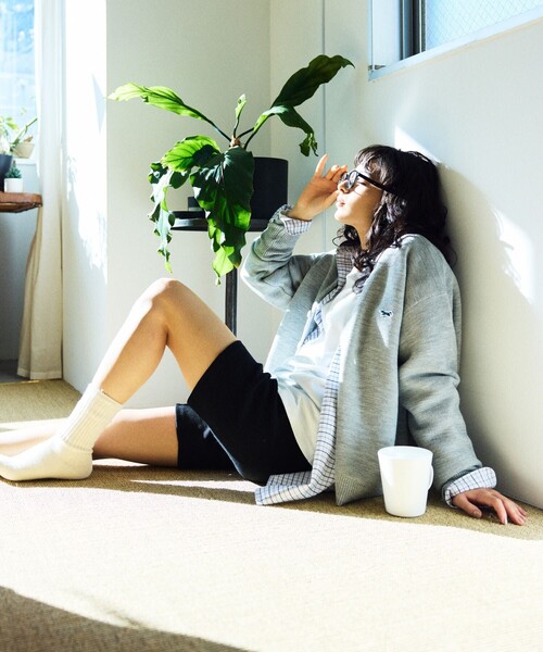 TOWNCRAFT(タウンクラフト)の「TOWN CRAFT/タウンクラフト 別注 ワンポイントロゴカーディガン(カーディガン/ボレロ・メンズ・グレー/ブラック/イエロー/ブルーグリーン/ブルー・SMALL/MEDIUM/LARGE)」の20枚目の写真