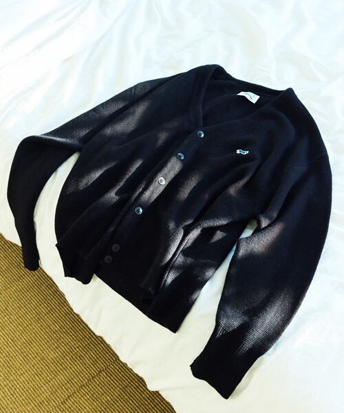 TOWNCRAFT(タウンクラフト)の「TOWN CRAFT/タウンクラフト 別注 ワンポイントロゴカーディガン(カーディガン/ボレロ・メンズ・グレー/ブラック/イエロー/ブルーグリーン/ブルー・SMALL/MEDIUM/LARGE)」の22枚目の写真