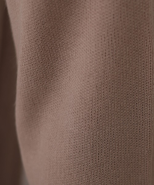 ElegChic（エレグシック）の「ニットワイドパンツ（スウェットパンツ・レディース・ブラック/ネイビー/グレイッシュベージュ・XL/M/4L）」の5枚目の写真
