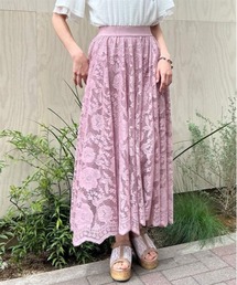 レースサーキュラースカート