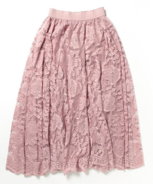 axes femme（アクシーズファム）の「レースサーキュラースカート（スカート・レディース・ブラック/ブルー/ピンク/ホワイト/レッド/ネイビー・FREE）」の8枚目の写真