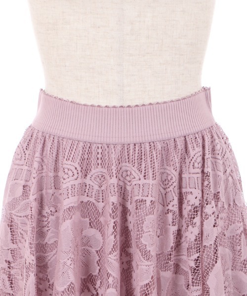 axes femme（アクシーズファム）の「レースサーキュラースカート（スカート・レディース・ブラック/ブルー/ピンク/ホワイト/レッド/ネイビー・FREE）」の17枚目の写真