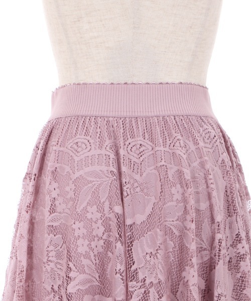 axes femme（アクシーズファム）の「レースサーキュラースカート（スカート・レディース・ブラック/ブルー/ピンク/ホワイト/レッド/ネイビー・FREE）」の18枚目の写真