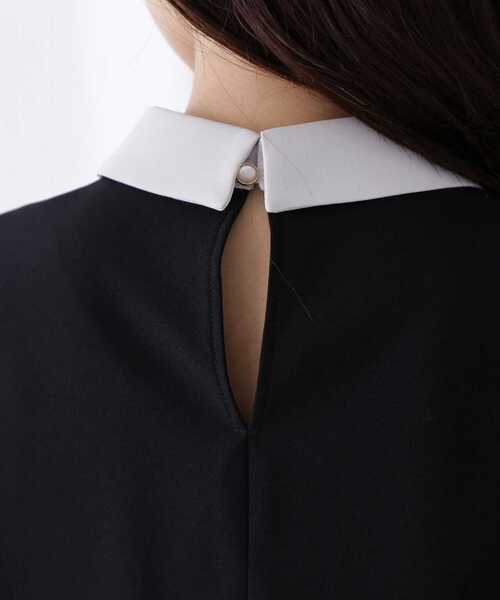 PROPORTION BODY DRESSING（プロポーションボディドレッシング）の「襟付き２ｗａｙメタルバーブラウス / 1213110304（シャツ/ブラウス・レディース・カーキ/ブラック/グレー・MEDIUM/SMALL）」の10枚目の写真