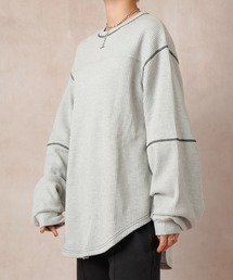 【Lull / ルル】バックスリットサーマルカットソー