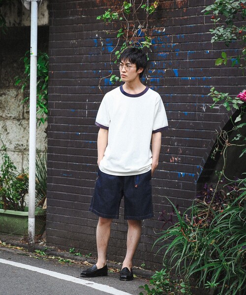 Gramicci（グラミチ）の「GRAMICCI × BEAMS / 別注 コーデュラ デニム ショーツ（デニムパンツ・メンズ・ワンウォッシュ/ブルー系その他・XL/L/M/S）」の18枚目の写真