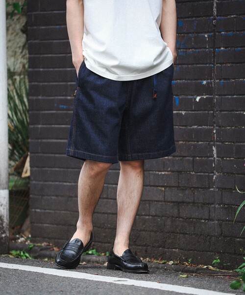 Gramicci（グラミチ）の「GRAMICCI × BEAMS / 別注 コーデュラ デニム ショーツ（デニムパンツ・メンズ・ワンウォッシュ/ブルー系その他・XL/L/M/S）」の19枚目の写真