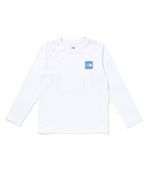 FREAK'S STORE（フリークスストア）の「【限定展開】THE NORTH FACE/ザノースフェイス KIDS L/S Small Square Logo Tee/キッズ ロングスリーブスモールスクエアロゴティー/ロンT/NTJ32357（Tシャツ/カットソー・キッズ）」