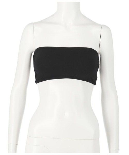 anap mimpi（アナップミンピ）の「バッククロスストラップパッドインブラトップ（チューブトップ・レディース・ホワイト/ブラック・FREE）」の9枚目の写真