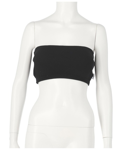 ANAP（アナップ）の「ACDYリブバンドゥブラトップ（チューブトップ・レディース・ホワイト/ブラック・FREE）」の9枚目の写真