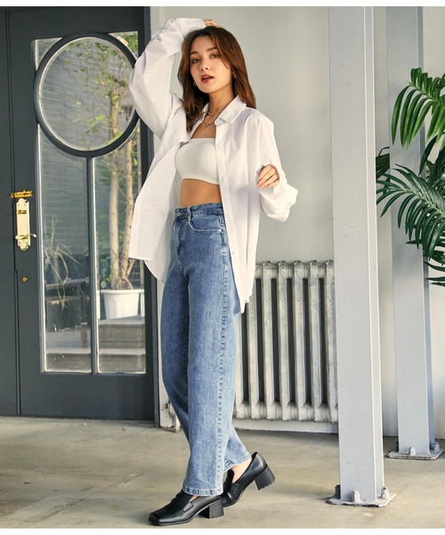 ANAP（アナップ）の「ACDYリブバンドゥブラトップ（チューブトップ・レディース・ホワイト/ブラック・FREE）」の15枚目の写真