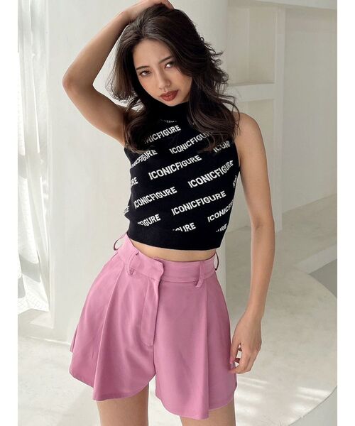 GYDA（ジェイダ）の「ICONIQFIGURE アメスリニットTOPS（ニット/セーター・レディース・オレンジ/ブラック/オフホワイト・FREE）」の15枚目の写真