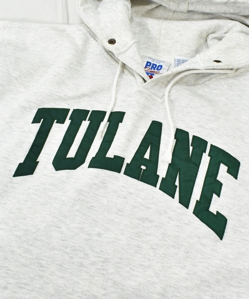 RUSSELL（ラッセル）の「【ヴィンテージ古着】RUSSELL / ラッセル TULANE カレッジスウェット プルオーバーパーカー リバースタイプ（パーカー・メンズ・グレー・X-LARGE）」の10枚目の写真