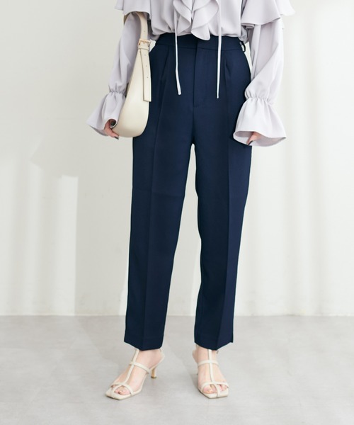 natural couture(ナチュラルクチュール)の「セットアップ可/ウォッシャブルきれいめパンツ(その他パンツ・レディース・グレイッシュベージュ/ネイビー/ブラック/ベージュ・SMALL/MEDIUM)」の14枚目の写真