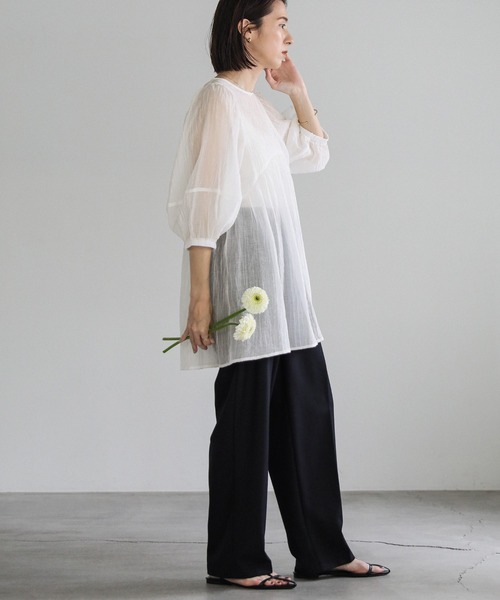 select MOCA（セレクトモカ）の「ボリュームスリーブシアーチュニック