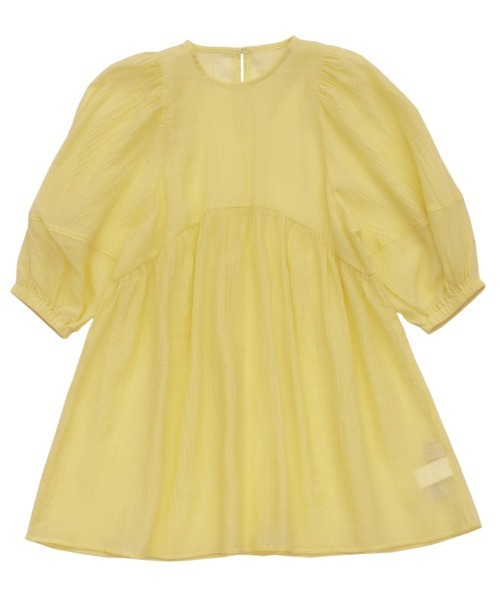 select MOCA(セレクトモカ)の「ボリュームスリーブシアーチュニック(シャツ/ブラウス・レディース・ブラック/ホワイト/ベージュ/グレイッシュブルー/ライトイエロー・FREE)」の21枚目の写真