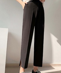 2type スリット入りクロップドパンツ