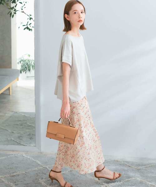 URBAN RESEARCH ROSSO（アーバンリサーチロッソ）の「『UR TECH ひやサラクール』ドルマンスリーブプルオーバー（Tシャツ/カットソー・レディース・グレー系その他/グリーン系その他/チャコールグレー・FREE）」の7枚目の写真