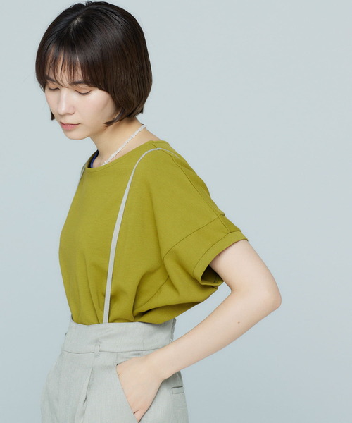 URBAN RESEARCH ROSSO（アーバンリサーチロッソ）の「『UR TECH ひやサラクール』ドルマンスリーブプルオーバー（Tシャツ/カットソー・レディース・グレー系その他/グリーン系その他/チャコールグレー・FREE）」の21枚目の写真