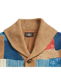 RRL（ダブル アール エル）の「インディゴ パッチワーク ショール
