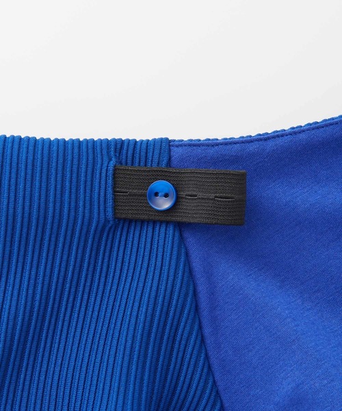 フェリシモMama（フェリシモママ）の「【旧品番】Ｍｏｒｅｄｄｅ　リップルカットソー素材がらくちんきれいな　産前産後使えるＩラインスカート（マタニティウェア/グッズ・レディース・ブラック/ブルー/チャコールグレー/アイボリー・SMALL/MEDIUM/LARGE/X-LARGE/XX-LARGE）」の17枚目の写真