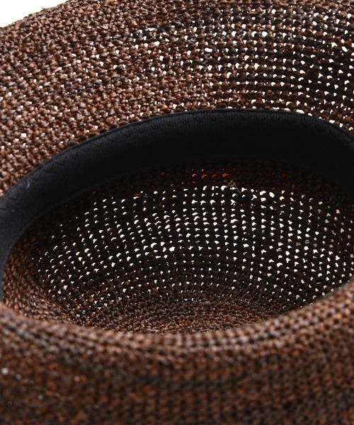 Arnold Palmer（アーノルドパーマー）の「雑材 リボン ハット（ハット・レディース・ベージュ系その他/ブラウン/ブルー系その他・F）」の11枚目の写真