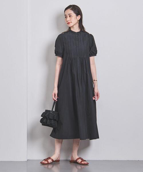 UNITED ARROWS チェックタフタピンタックワンピース UNITED ARROWS(ユナイテッドアローズ) / チェックタフタ