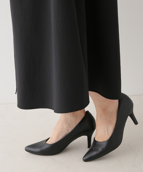 La TOTALITE(ラトータリテ)の「バックタックハーフスリーブシャツワンピース(シャツワンピース・レディース・ブラック/ベージュ/ネイビー・36/38)」の6枚目の写真